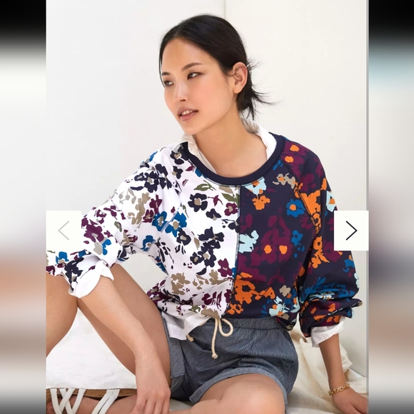 ANTHROPOLOGIE Maeve floral top size XS - Picture 7 of 9